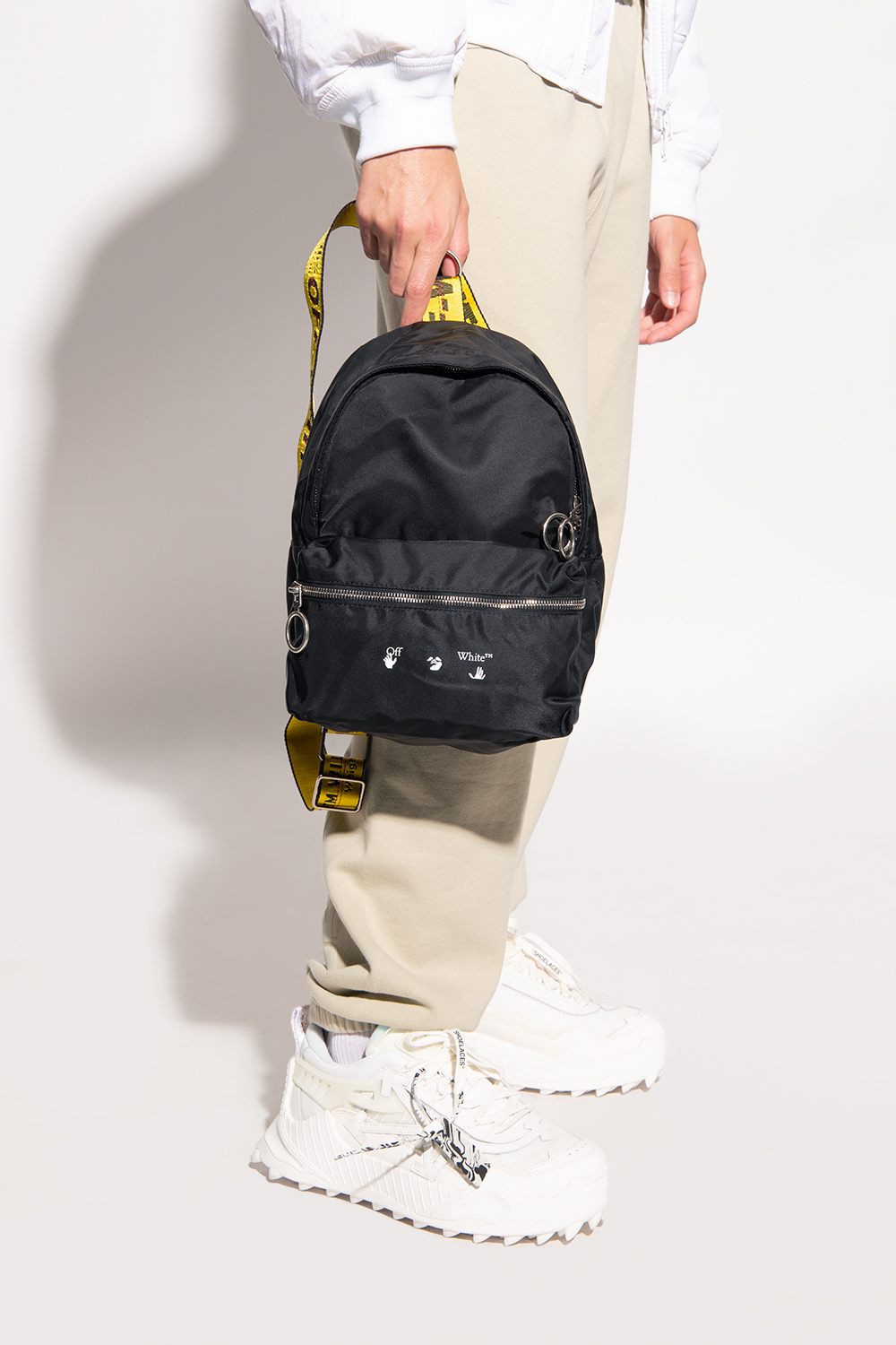 Chanel off white outlet backpack